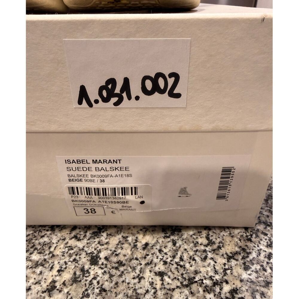 Isabel Marant Suede Balskee Sneakers - Picture 8 of 9